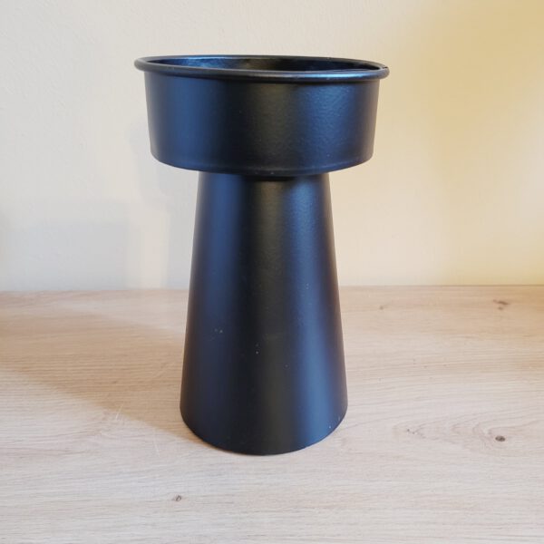 Pokal Vase black 20 cm