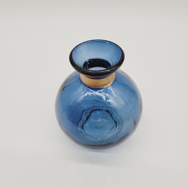 Vase Kugel bowl mit Goldrand 13 cm