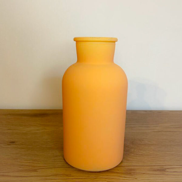 Vase Milchkanne orange